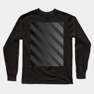 Grey stripes pattern Long Sleeve T-Shirt